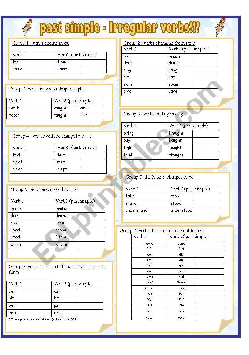Find the irregular verb in each group. Irregular verbs in groups таблица. irregular verbs exercises по группам. groups of irregular verbs in english. irregular verbs groups exercises.