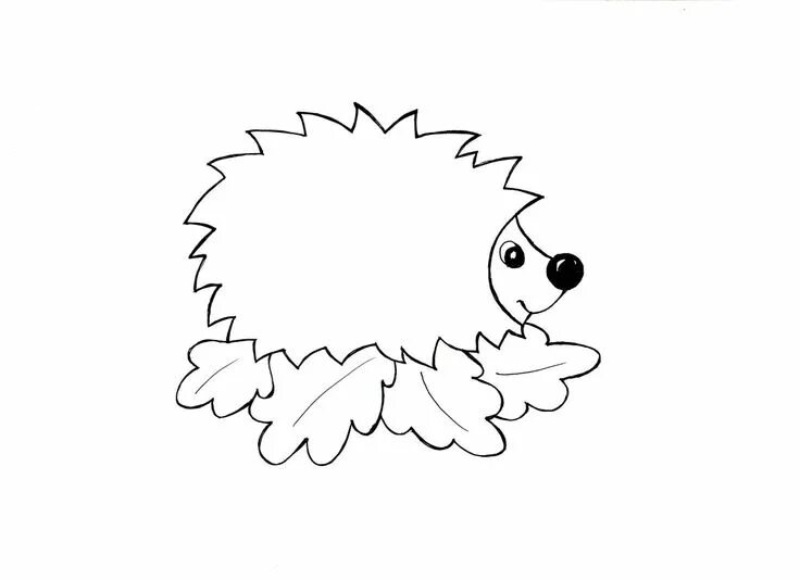 Sprachförderung mit Kindern - Der Igel - nerdycrafts.com Kindergarten art projec