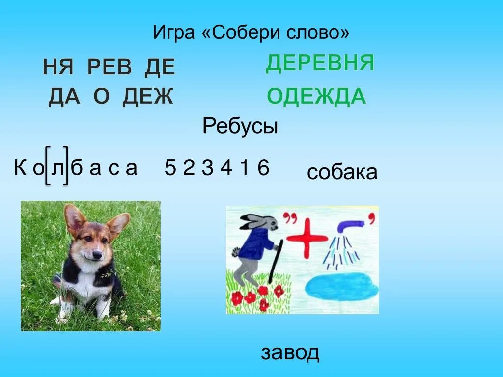 Ребус собака. Ребус со словом собака. Предложение со словом собака 1 класс. Ребус к слову завод.