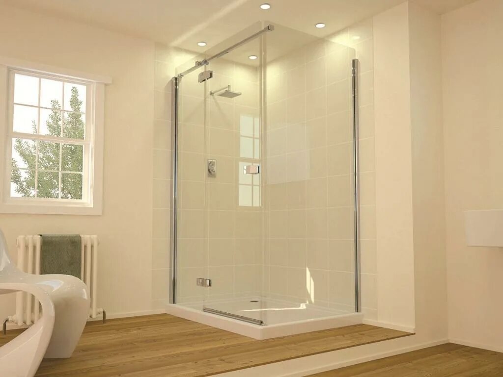 Снять стеклянную дверь. Glass shower door. раздвижные двери в душ между стенами. стеклянная дверь в душ между стенами. shower glass installation.
