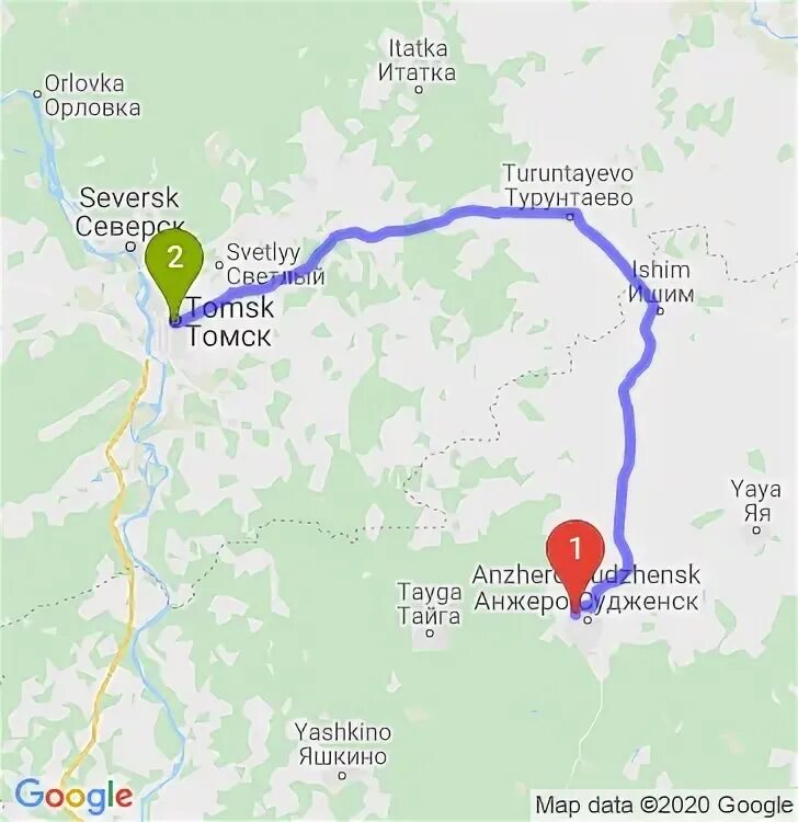 Автобус анжеро судженск томск