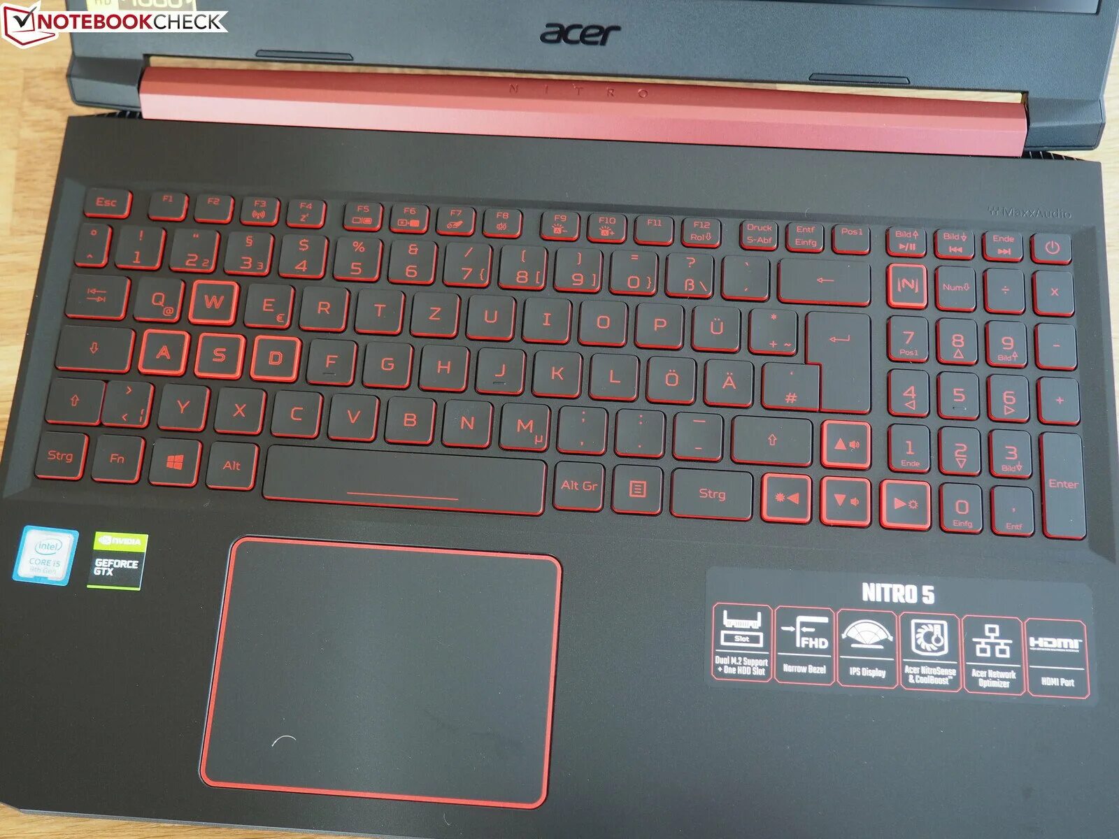 Как снять клавиатуру acer nitro 5 Обзор и тестирование ноутбука Acer Nitro 5 на базе процессора AMD Ryzen 7 2700U