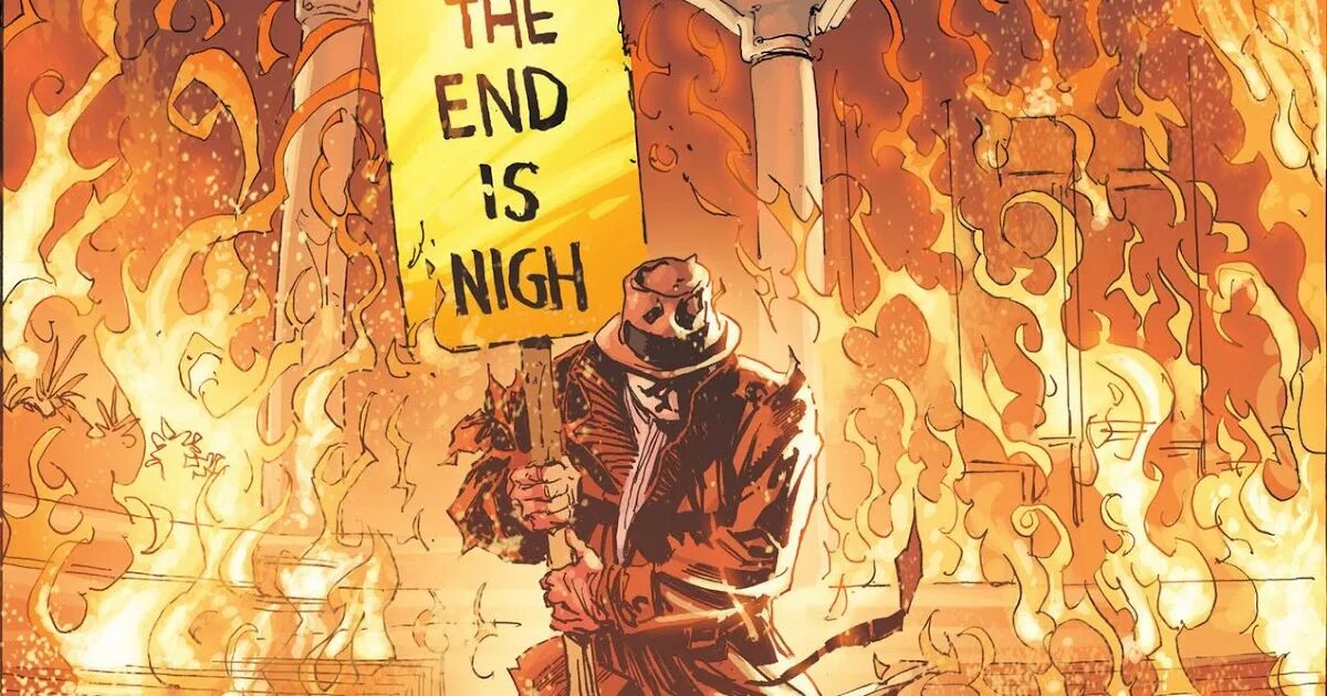 The end is nigh Роршах. Хранители конец близок. Роршах конец близок. The end is nigh арт.