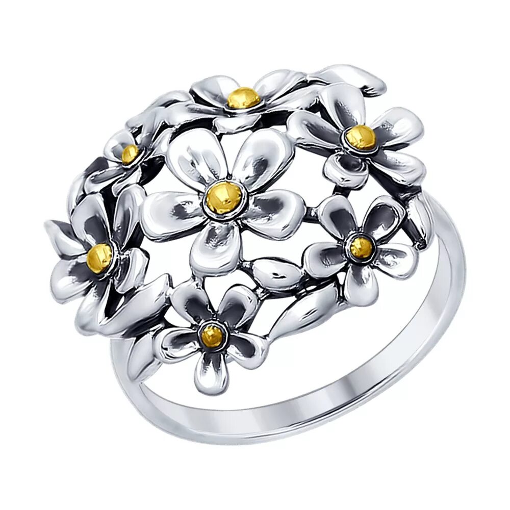 Ювелирные кольца из серебра