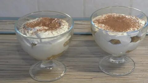 Десерт без выпечки с молоком