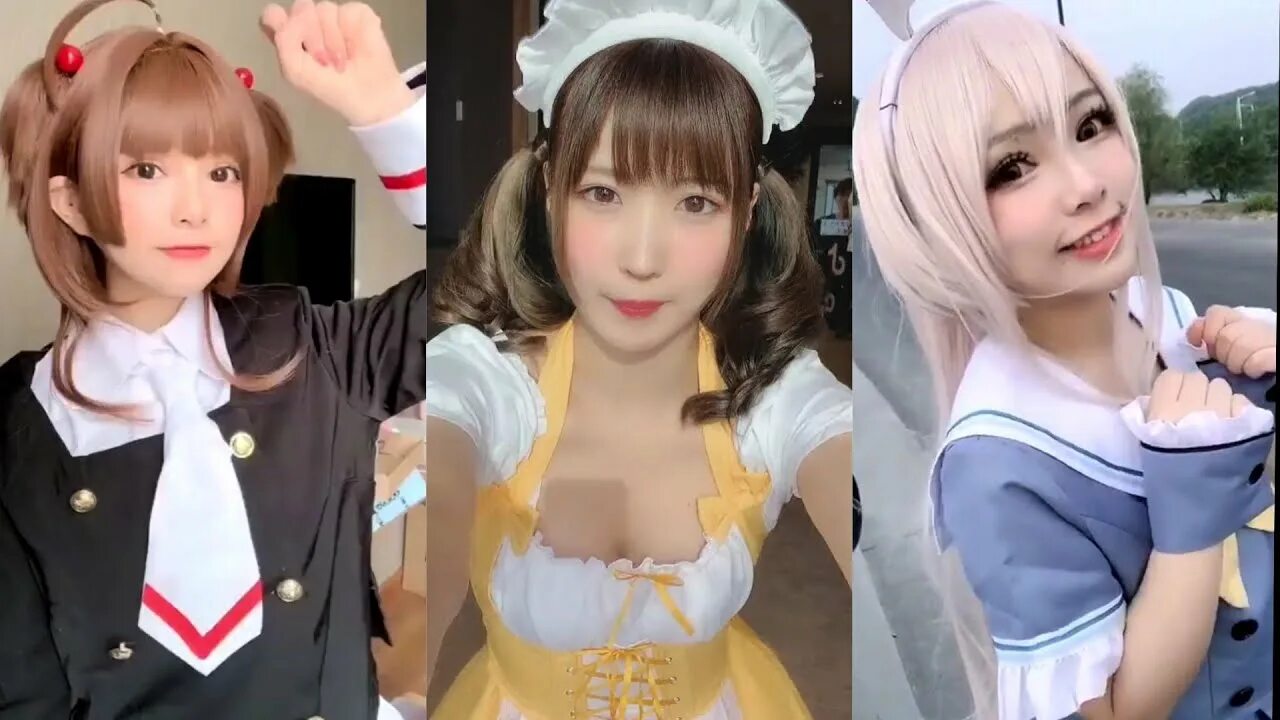 Cosplay compilation. Tik Tok косплеер Японии. Sakura Cosplay tik Tok. Девушка Китай tik Tok косплей.