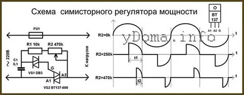 Устройство регулятора силы тока