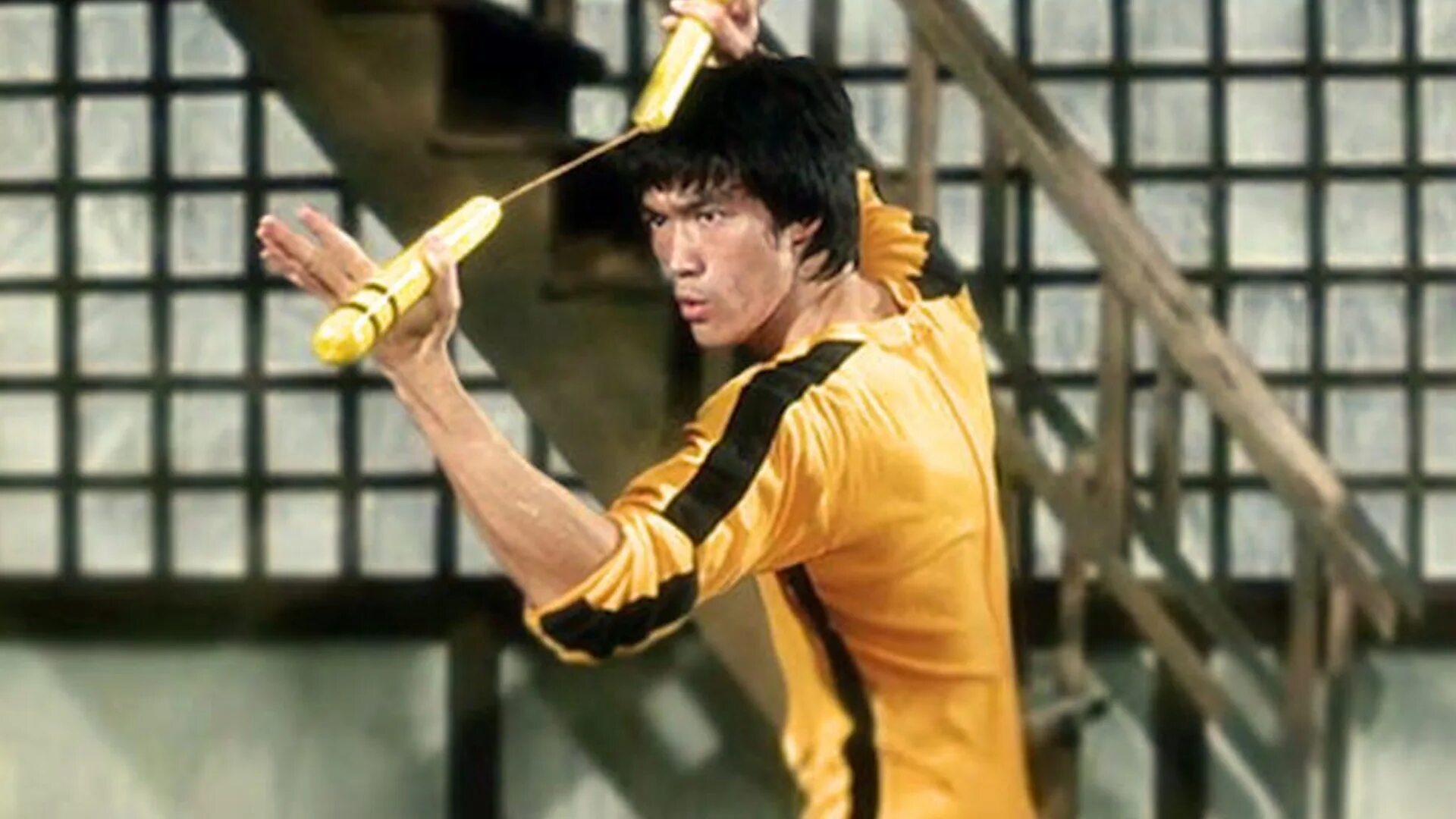 Брюс ли путь дракона. Брюс ли 1972. Bruce lee enter the dragon. Бой нунчаками. Бой нунчаками.