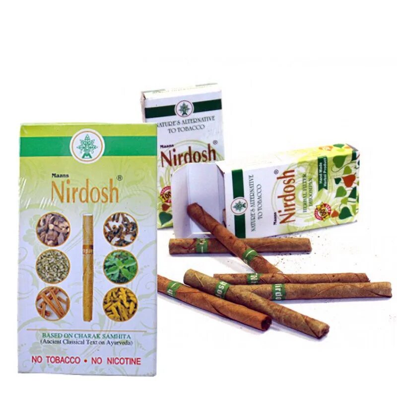 Nirdosh сигареты купить. Травяные сигареты Нирдош. Сигареты без никотина Нирдош. Индийские сигареты без никотина Nirdosh. Нирдош (Nirdosh) сигареты без никотина, без фильтра (20).