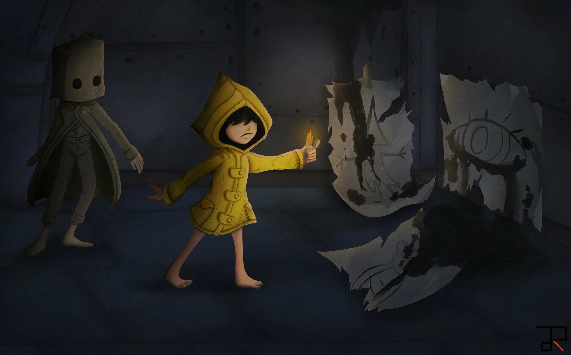 Игра маленькие кошмары играть. Little Nightmares маленькие кошмарики. Литтл найтмерс шестая. Little Nightmares 2 mono и шестая. Little Nightmares шестая.