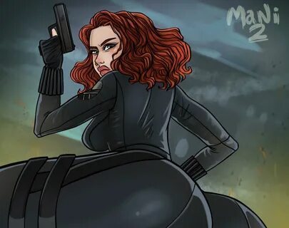 MANITU Games 🔞 Twitterissä: "Black WIdow as a guest for monthly artwo...