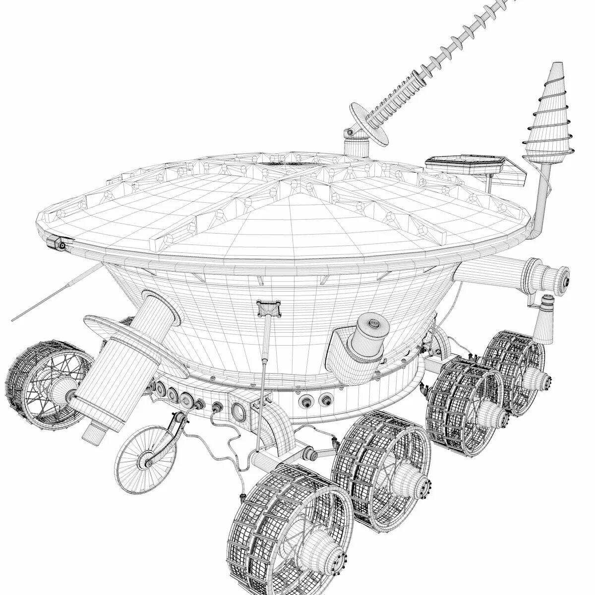 Модель лунохода. Луноход конструкция. Луноход 3d модель. Модель лунохода рисунок.