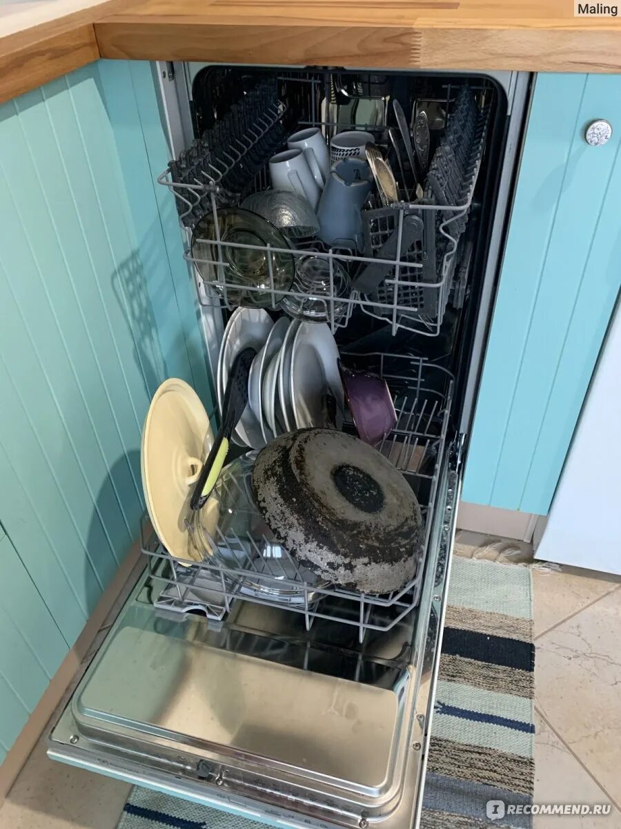 Посудомойка плохо отмывает
