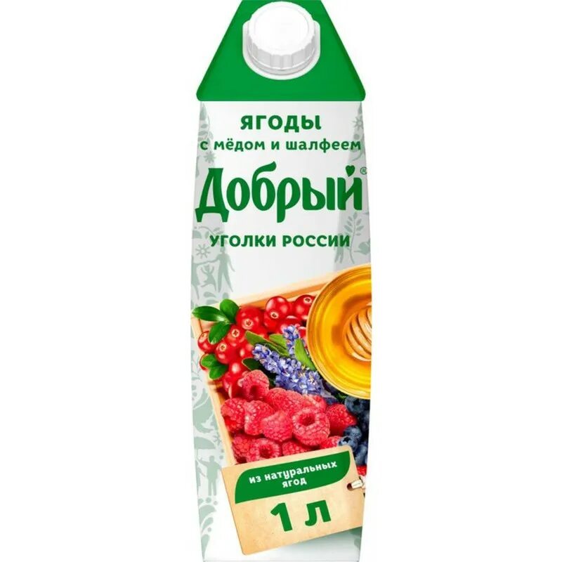 Напиток добрый 1 л. Сок добрый морс.