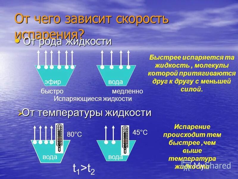 Скорость испарения воды. От чего зависит скорость испарения. Скорость испарения и конденсации. Испарение зависит.