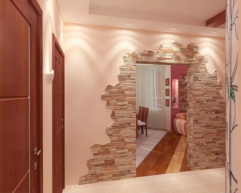 Pin on flur Craftsman home decor, Interior stone wall decor, Brick decor