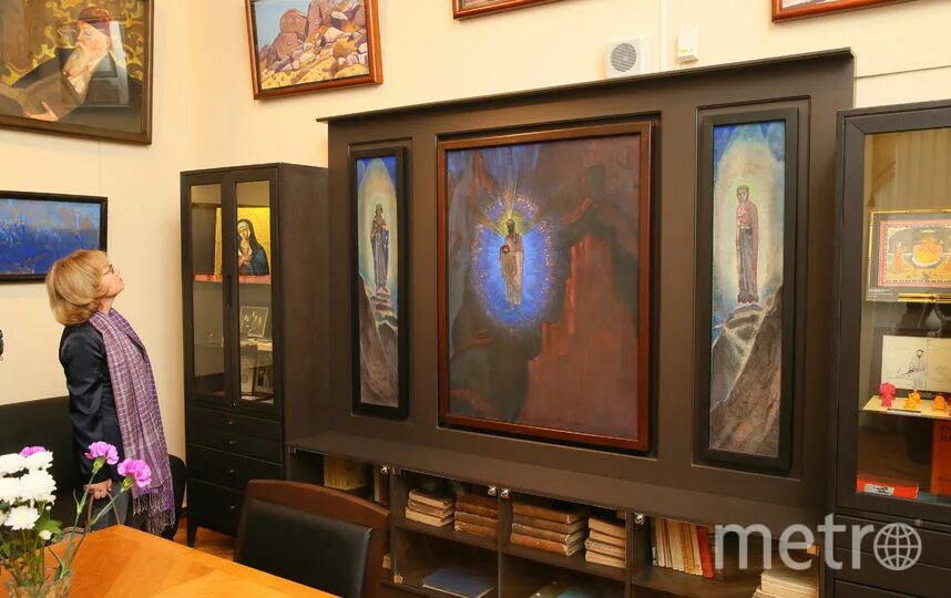 Выставка рериха в москве до какого числа. Кабинет рериха в музее востока. мемориальный кабинет рериха. никитский бульвар музей рериха. экспозиция «мемориальный кабинет н.к. рериха».