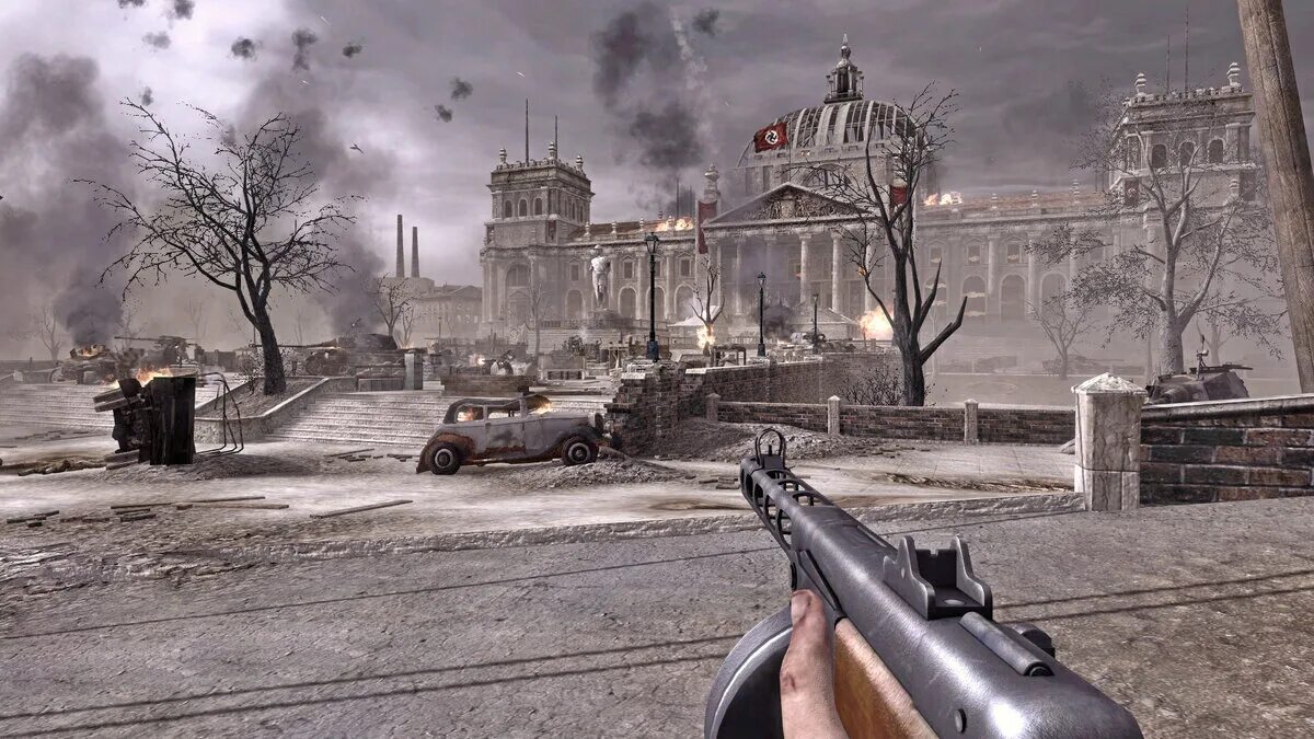 Игра военные 1941 1945. Call of Duty 1 Берлин.