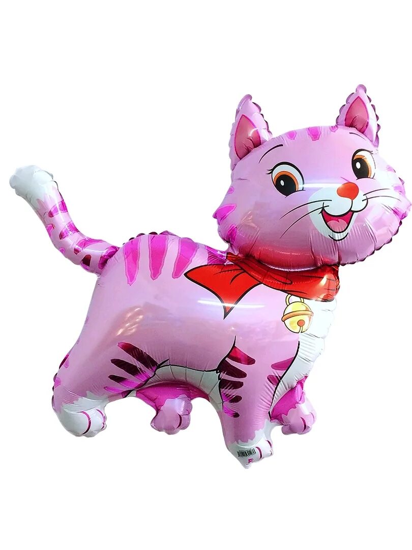 Шарик кошечка. Фольгированный шар кошка розовая. Шар фольга кошка розовая. Шар кошка розовая. Шар фольга котенок розовый.