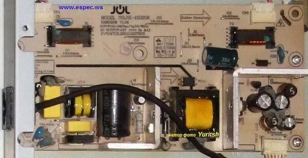 Схема блока питания elenberg The switching power supply on a chip STR-S6307 Electrical circuits