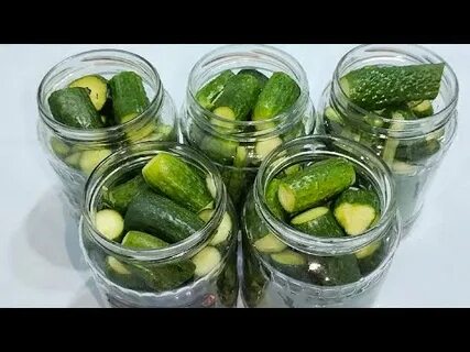 Огурцы кипятком на зиму