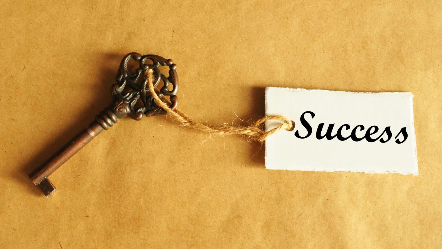 The key thing is