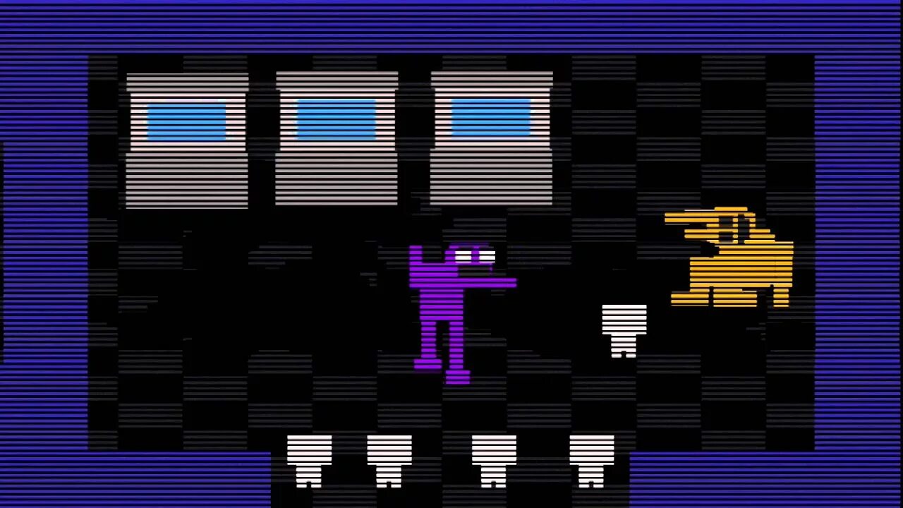 Уильям Афтон ФНАФ 3. ФНАФ 4 мини игры. Уильям Афтон мини игра. Purple guy FNAF 3 Minigame.