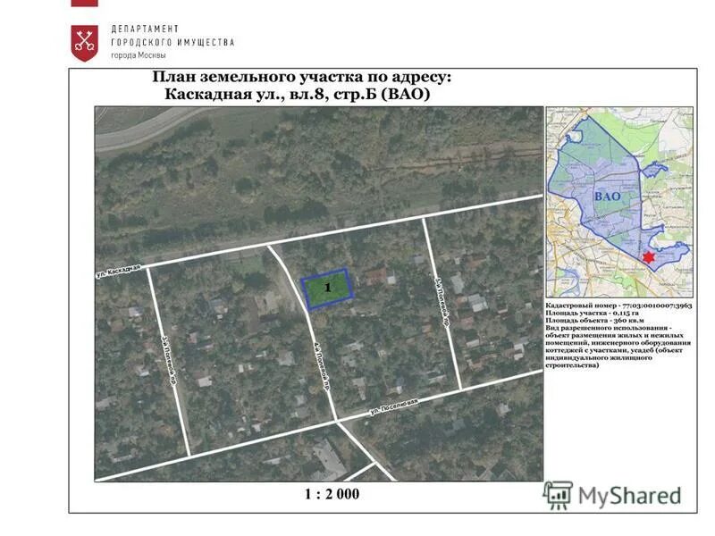 площадь земельного участка 40 га