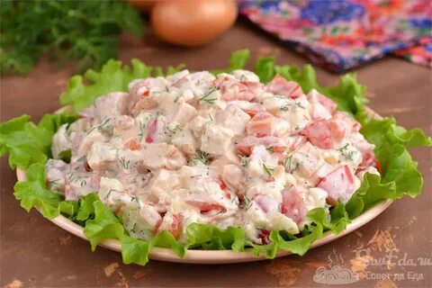 Салат нежный помидоры сыр