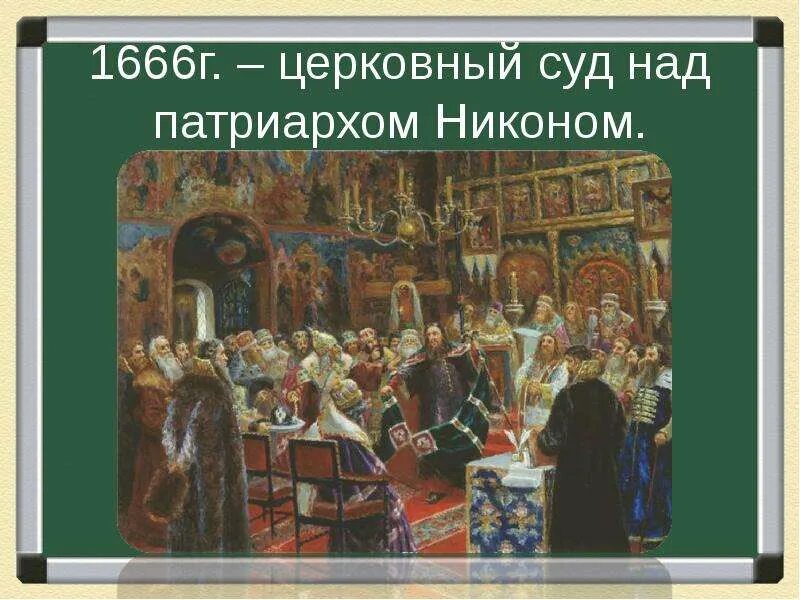 Церковный раскол 1666.