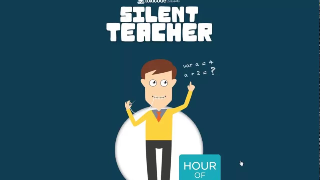 Silent code. In silent teacher.
