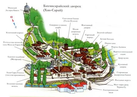 Карта бахчисарая