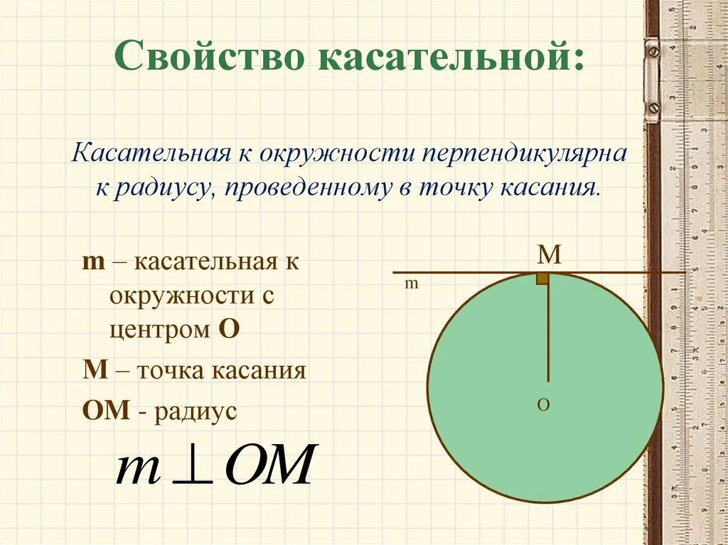 3 свойства касательной к окружности. Признак касательной к окружности 8 класс. Окружность. Свойства касательной к окружности. Свойство касательной и радиуса.