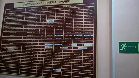 Тубдиспансер расписание врачей