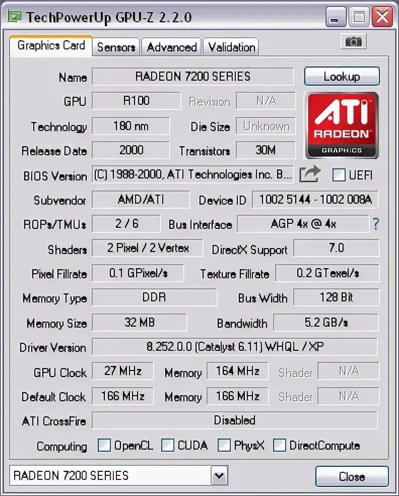 Radeon 4300 series. Радеон 7200.