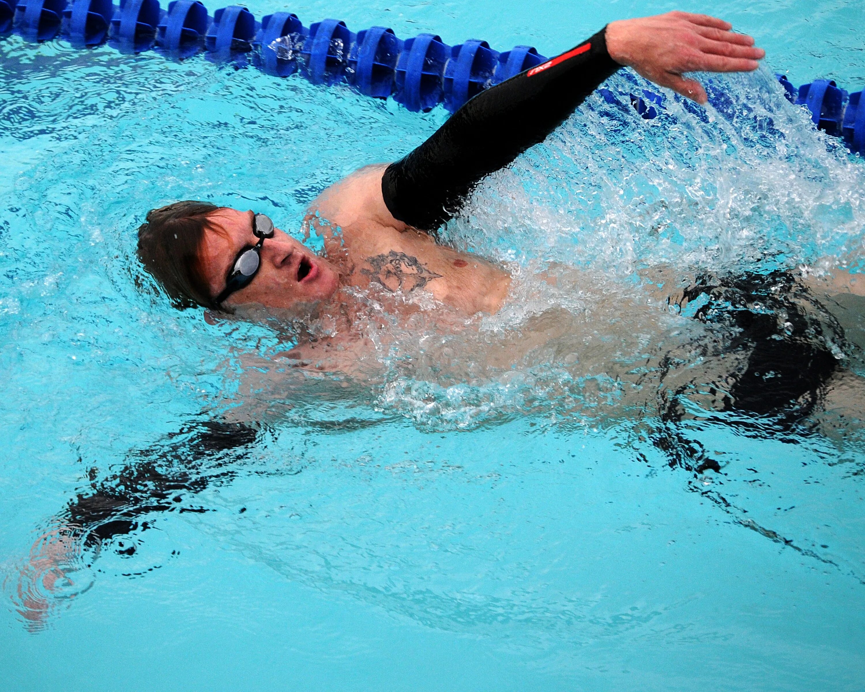 Swimming pool drunk speed