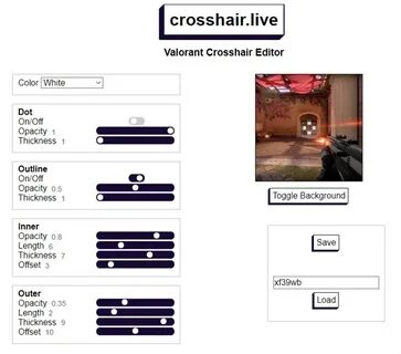 Valorant crosshairs