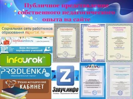 Собственный педагогический опыт