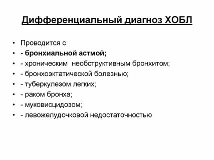 Диагноз хронического бронхита