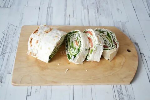 Лаваш с форелью