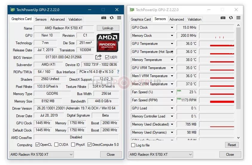 Gpu hotspot температура. Rx 5700 gpu z. amd radeon rx 5700 gpu z. rx 5600 gpu z. rx 5700 xt gpu z.