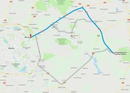 Как из аэропорта минска добраться до центра