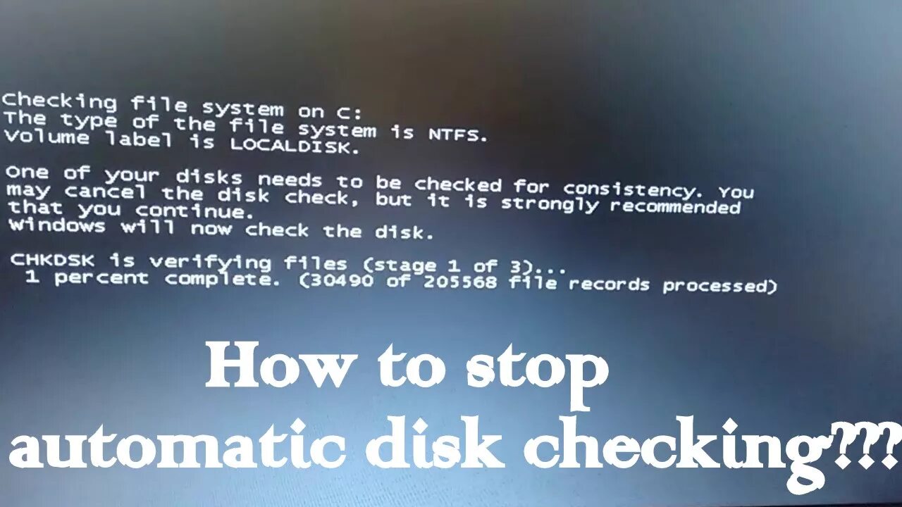 One of your disks needs