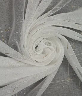 Короткий тюль лен