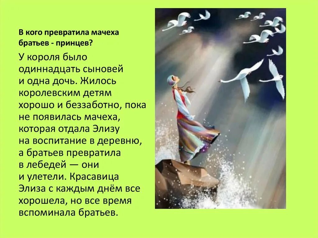 Андерсен дикие отзывы. Сказка Дикие лебеди Андерсен план сказки. Дикие лебеди Андерсен краткое содержание. План сказки Дикие лебеди. Краткий пересказ Дикие лебеди Андерсен.