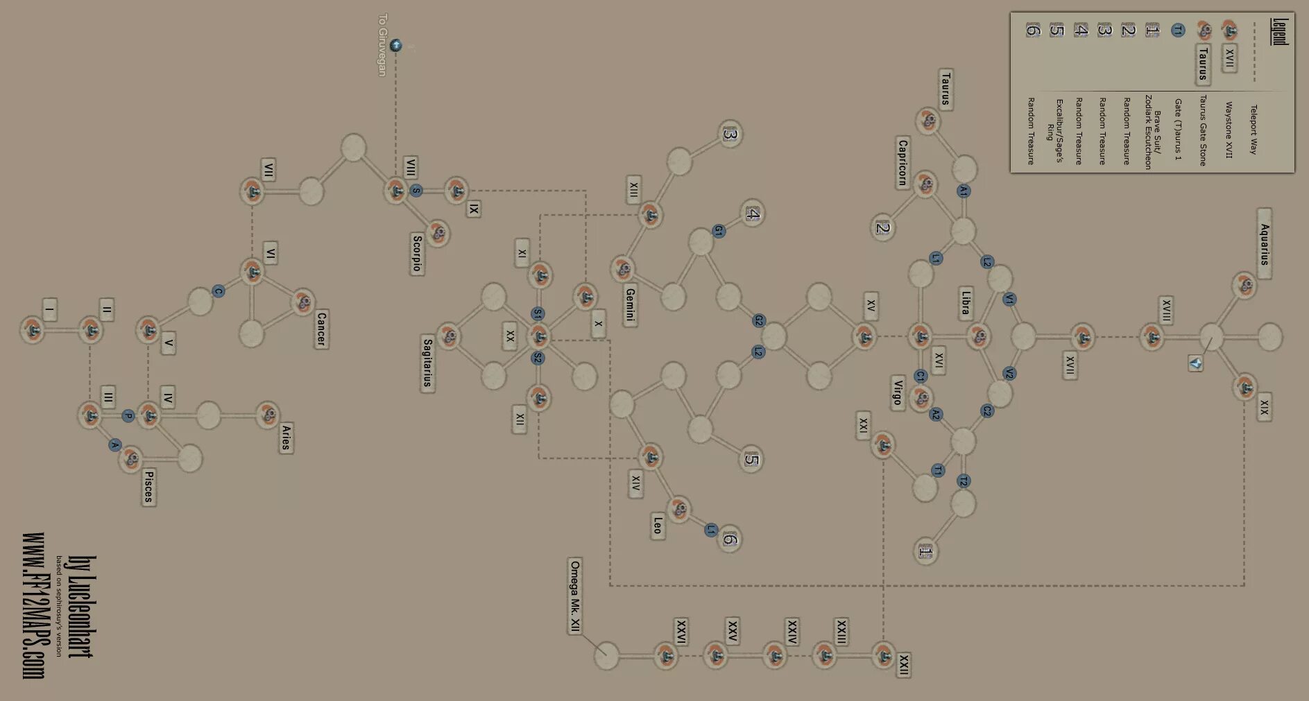 Final Fantasy 12 карта the great Crystal. Карта кристалла в Final Fantasy 12. Final Fantasy 12 Zodiac карта кристалла. Final Fantasy XII the Zodiac age Великий Кристалл карта.