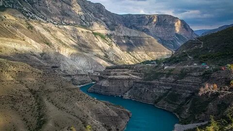 Дорога на сулакский каньон на машине