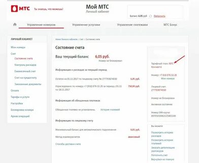 Как узнать какие услуги на мтс
