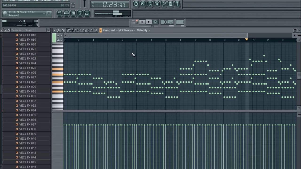 Fl studio 20 ноты