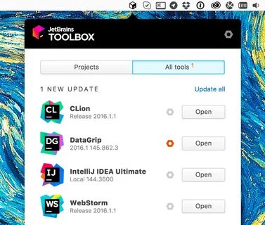 Jetbrains toolbox